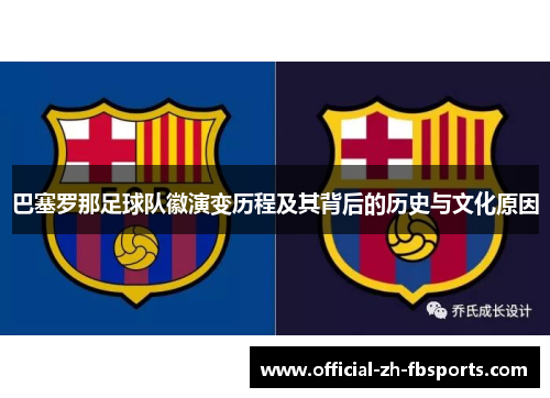 巴塞罗那足球队徽演变历程及其背后的历史与文化原因