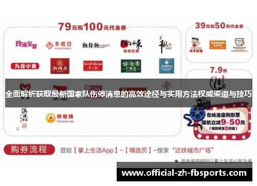 全面解析获取最新国家队伤停消息的高效途径与实用方法权威渠道与技巧